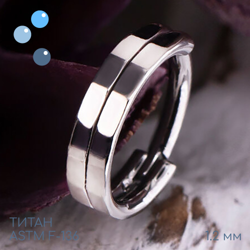 Кольцо-кликер Disco 1.2 мм (16 G) фото 2